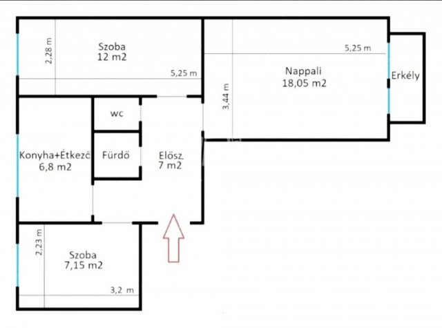 Eladó téglalakás, Dunakeszin, Iskola utcában 45.5 M Ft