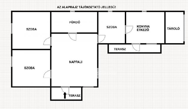 Eladó családi ház, Farmoson, Petőfi Sándor utcában 22.9 M Ft