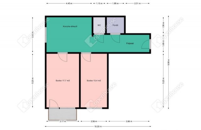 Kiadó panellakás, albérlet, Debrecenben 250 E Ft / hó, 2 szobás