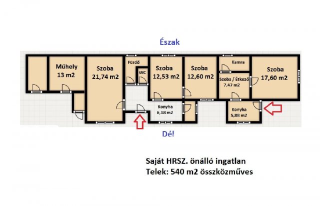 Eladó családi ház, Budapesten, XXII. kerületben 54.99 M Ft