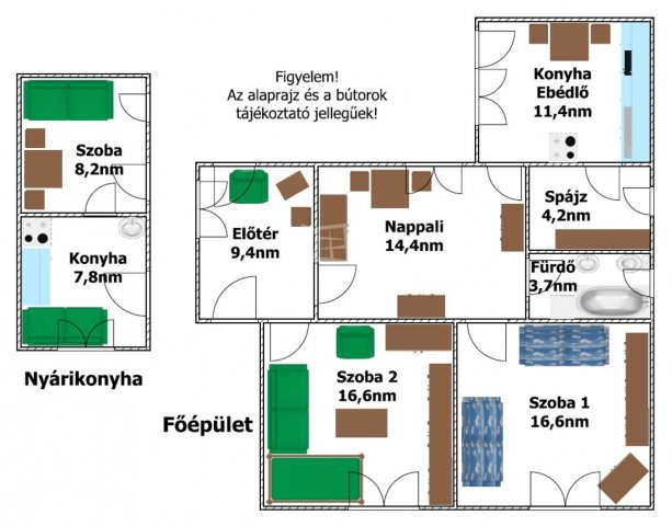 Eladó családi ház, Mezőcsáton, Munkás utcában 6.99 M Ft