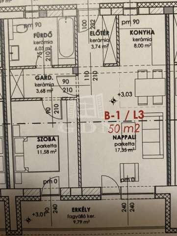 Eladó téglalakás, Komáromban 30.4 M Ft, 2 szobás