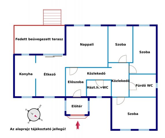 Eladó családi ház, Zsirán 91 M Ft, 4 szobás