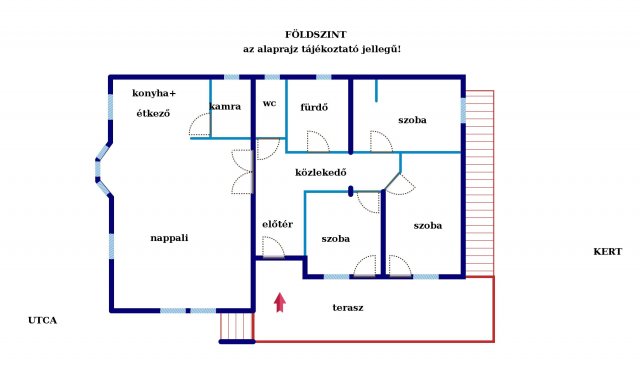 Eladó családi ház, Felsőpakonyban 83 M Ft, 4 szobás