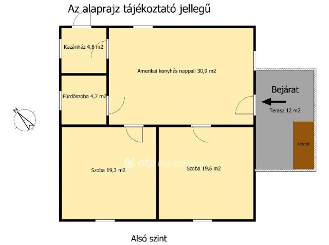 Eladó családi ház, Kiskunlacházán 38.9 M Ft, 6 szobás