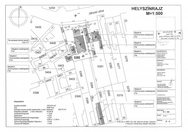 Eladó családi ház, Debrecenben, Jánosi utcában 199 M Ft