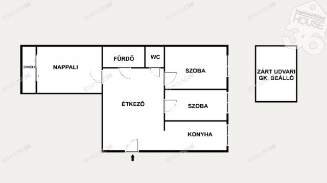 Eladó téglalakás, Kecskeméten 46 M Ft, 3 szobás