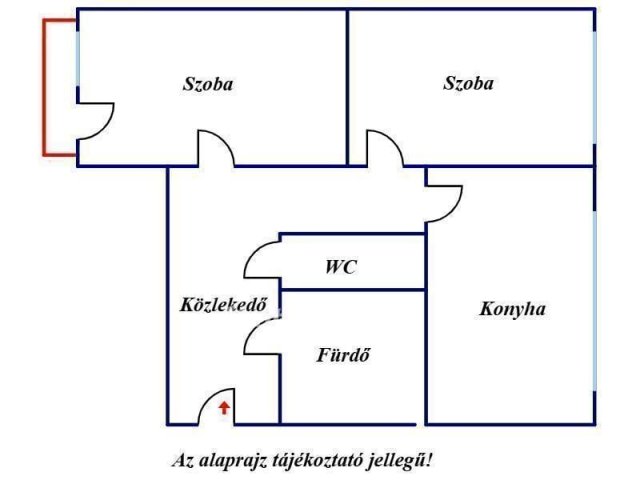 Eladó panellakás, Nyíregyházán 41.1 M Ft, 2 szobás
