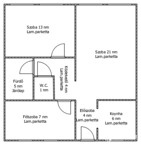 Eladó panellakás, Salgótarjánban 26.99 M Ft, 2+1 szobás