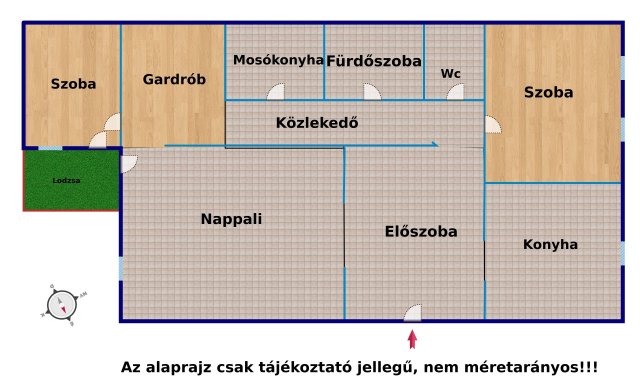 Eladó panellakás, Budapesten, IV. kerületben 84.9 M Ft, 3 szobás