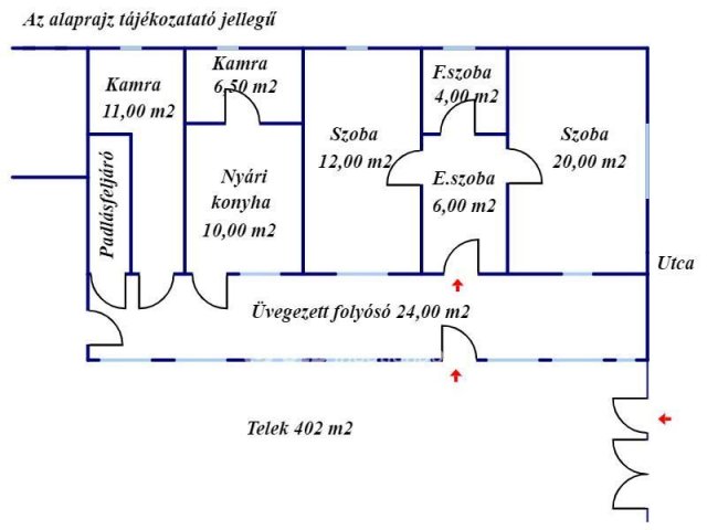 Eladó családi ház, Köröstarcsán 3.9 M Ft, 2 szobás