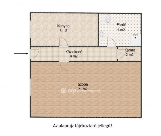 Eladó téglalakás, Budapesten, X. kerületben 39.9 M Ft, 1 szobás