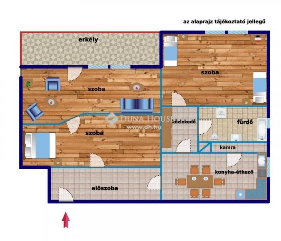 Eladó panellakás, Nyergesújfaluban 25.8 M Ft, 3 szobás