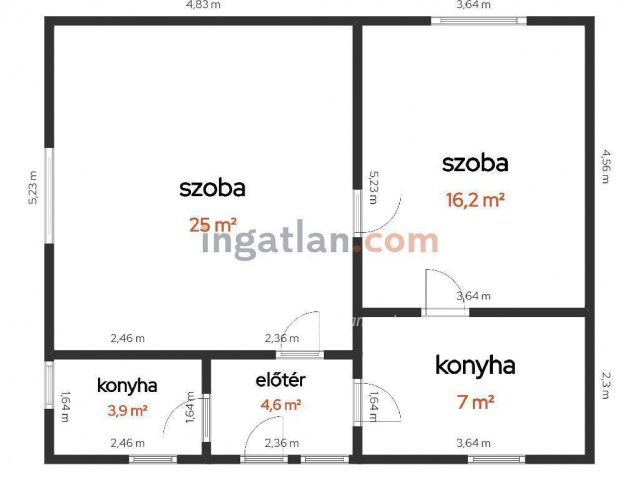 Eladó családi ház, Tiszakécskén 15.9 M Ft, 2 szobás