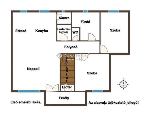 Eladó téglalakás, Teskándon 63 M Ft, 3 szobás