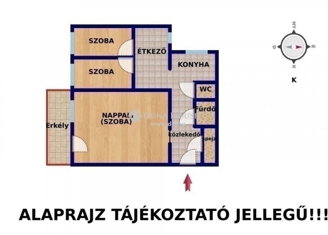 Eladó panellakás, Budapesten, XV. kerületben 64.9 M Ft, 3 szobás