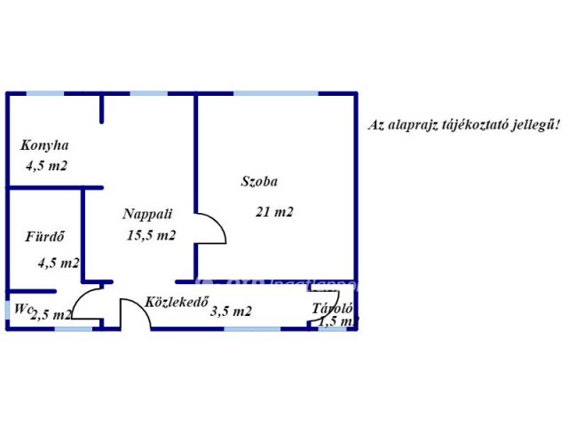 Eladó téglalakás, Gyulán 16.5 M Ft, 2 szobás