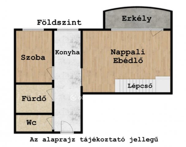 Eladó téglalakás, Veszprémben 49.99 M Ft, 2 szobás