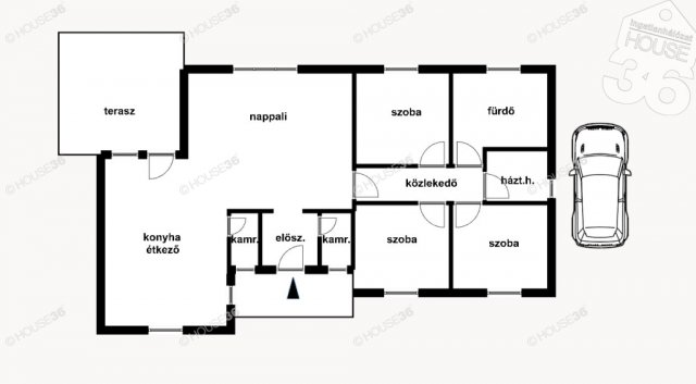 Eladó családi ház, Kecskeméten 87.9 M Ft, 4 szobás