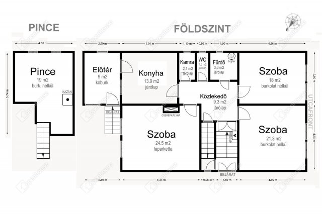 Eladó családi ház, Sárospatakon 24.9 M Ft, 3 szobás