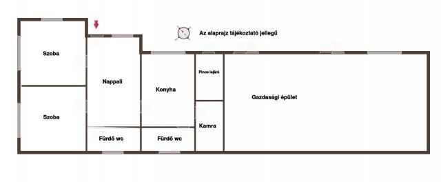 Eladó családi ház, Ugodon 49.9 M Ft, 3 szobás