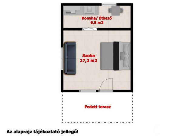 Eladó mezogazdasagi ingatlan, Gyulán 7.8 M Ft, 1 szobás