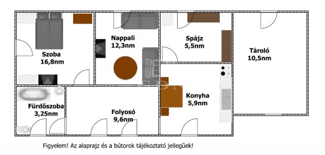 Eladó mezogazdasagi ingatlan, Kálmánházán 24.35 M Ft, 2 szobás