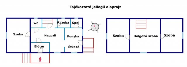 Eladó családi ház, Csévharaszton 59.9 M Ft, 4 szobás