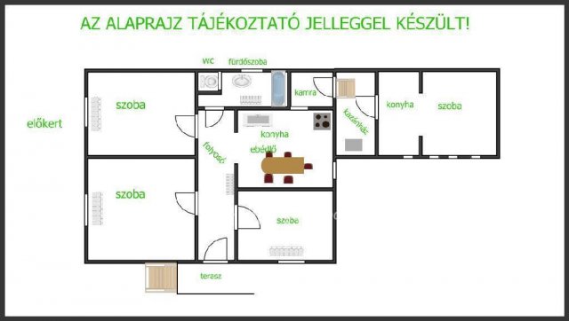 Eladó családi ház, Hajdúböszörményen 32.5 M Ft, 2+1 szobás