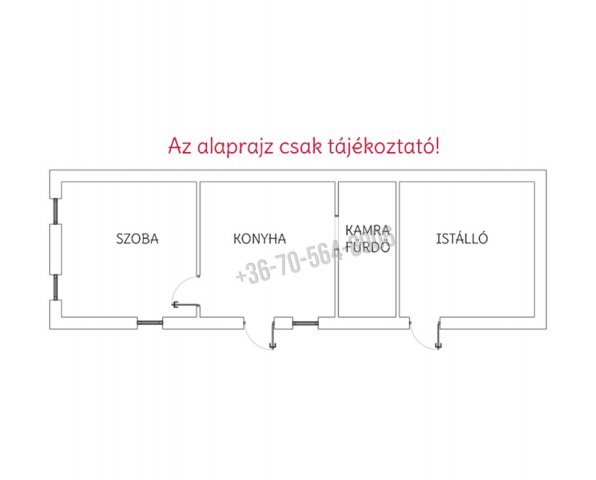 Eladó családi ház, Terényen 9.5 M Ft, 1+1 szobás