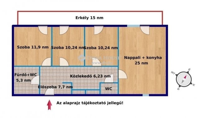 Eladó téglalakás, Budapesten, XIX. kerületben 88.4 M Ft