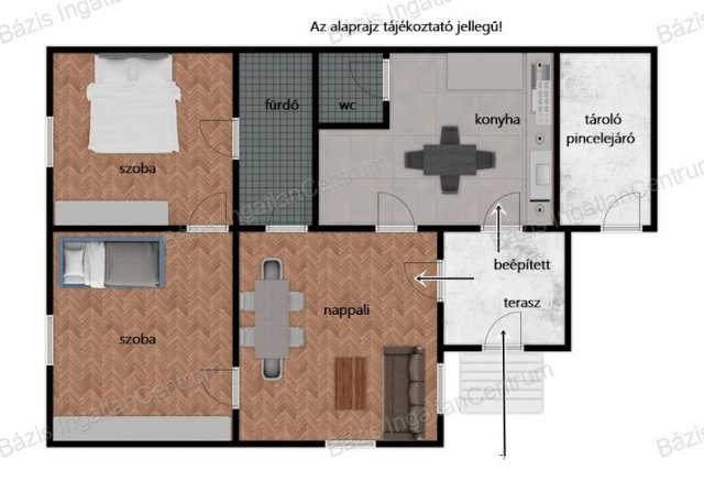 Eladó családi ház, Baján 32.9 M Ft, 3 szobás