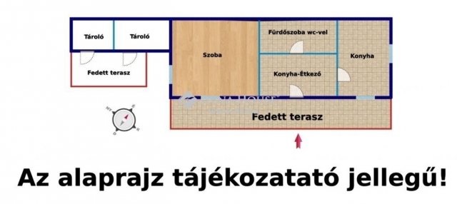 Eladó családi ház, Tápióbicskén 24.5 M Ft, 1 szobás