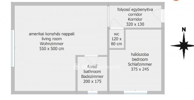 Eladó téglalakás, Salgótarjánban 19 M Ft, 1+1 szobás