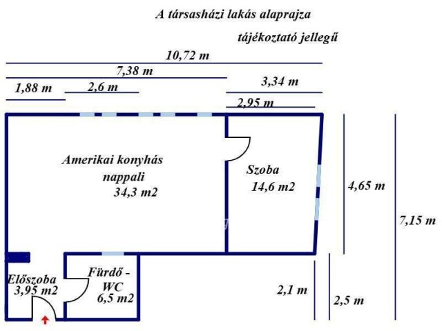 Eladó téglalakás, Szolnokon 39.99 M Ft, 2 szobás