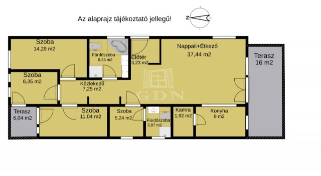 Eladó téglalakás, Érden 94.4 M Ft, 3+2 szobás
