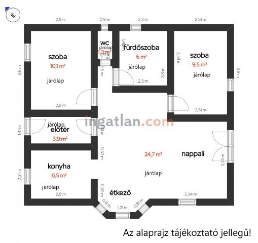 Eladó telek, Hövejen 106.6 M Ft / költözzbe.hu