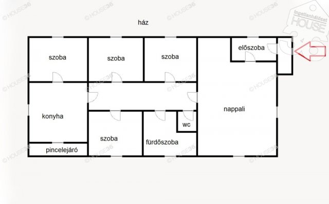 Eladó családi ház, Kecskeméten 77 M Ft, 5 szobás