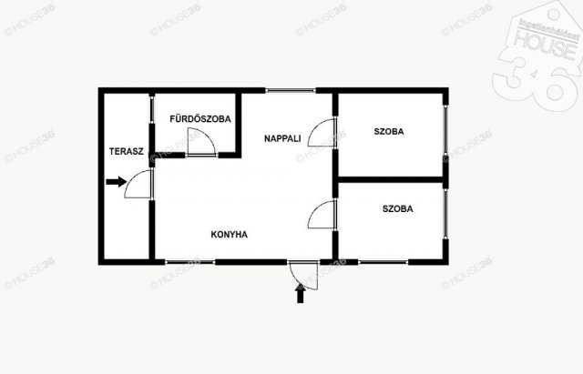 Eladó családi ház, Ágasegyházán 47.5 M Ft, 3 szobás