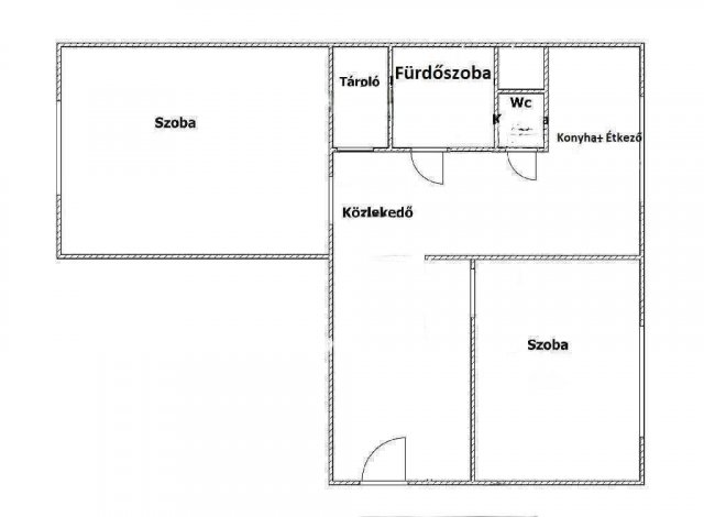 Eladó panellakás, Miskolcon 24.99 M Ft, 2 szobás