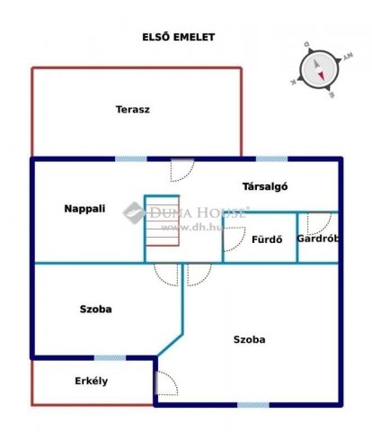 Eladó családi ház, Cereden 52 M Ft, 7 szobás