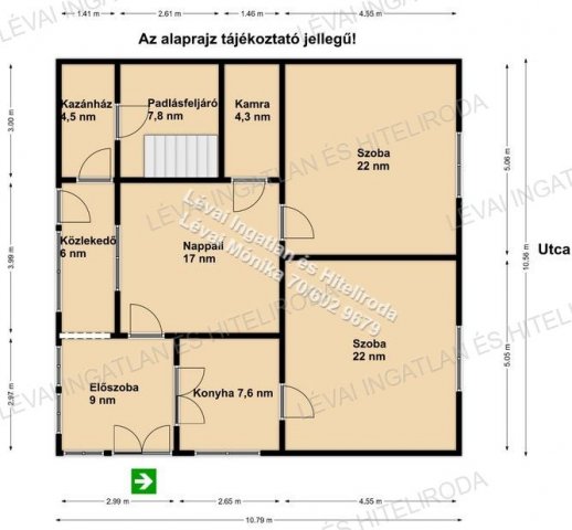 Eladó családi ház, Gerendáson 5.9 M Ft, 3 szobás