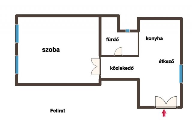 Eladó téglalakás, Budapesten, VI. kerületben 82.9 M Ft, 1 szobás