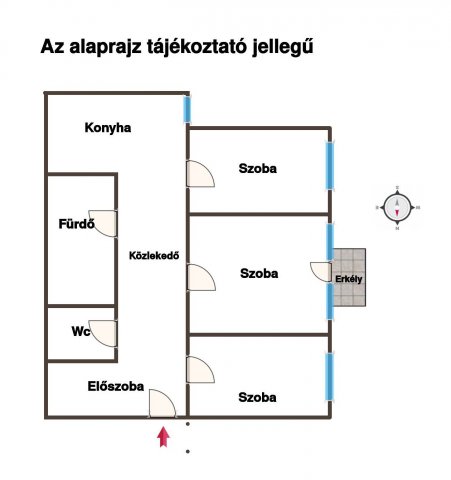 Eladó panellakás, Budapesten, XX. kerületben 68.8 M Ft, 3 szobás