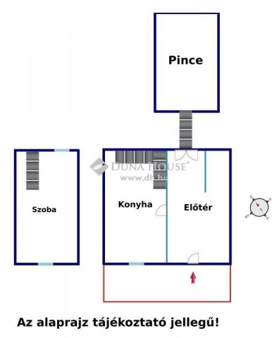 Eladó családi ház, Kókán 7.5 M Ft, 1 szobás