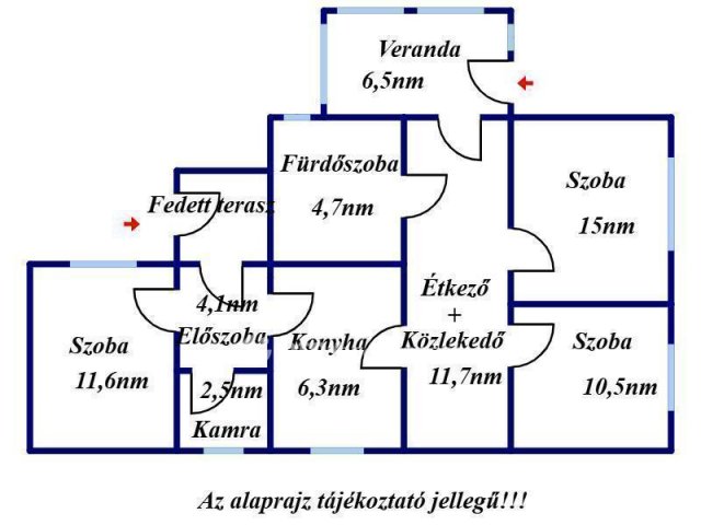 Eladó családi ház, Törökszentmiklóson 26.5 M Ft, 1+2 szobás