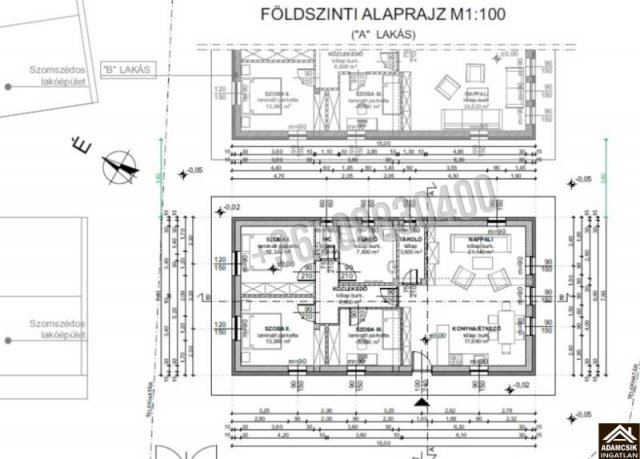 Eladó családi ház, Újhartyánon 79.9 M Ft, 4 szobás