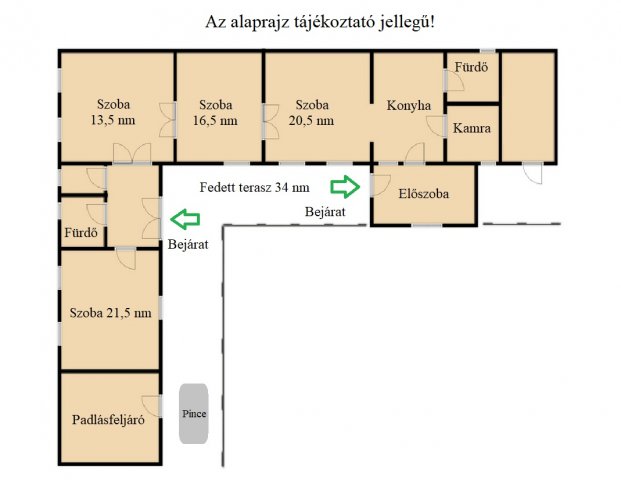 Eladó családi ház, Kiskunlacházán 49.9 M Ft, 3 szobás