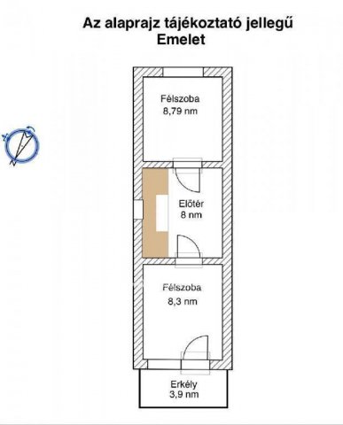 Eladó nyaraló, Nyúlon 59 M Ft, 1+3 szobás / költözzbe.hu