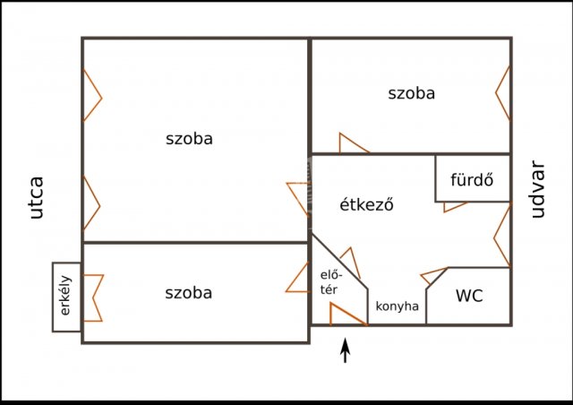 Eladó téglalakás, Szombathelyen 48.5 M Ft, 3 szobás